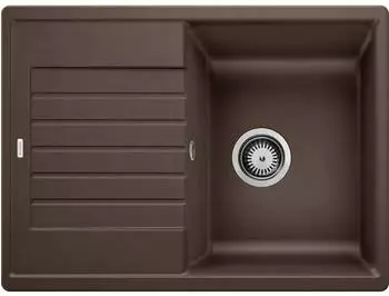 Blanco Zia 45 S Compact Silgranit-Sp&uuml;le 68x50cm Kaffee (524730)
