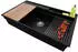 Primagran Oslo Pocket Granitspüle 1 Becken 88x53cm, Schwarz (S289)