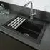 Villeroy & Boch Subway Style 60 S Küchenspüle 600x510mm Pure Black (336601R7)