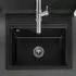 Villeroy & Boch Subway Style 60 S Küchenspüle 600x510mm Pure Black (336601R7)