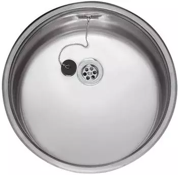 Reginox R18 390 OSK Edelstahlsp&uuml;le Einbau rundes Einzelbecken 44x44cm (R00731)