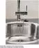 Reginox R18 390 OSK Edelstahlspüle Einbau rundes Einzelbecken 44x44cm (R00731)