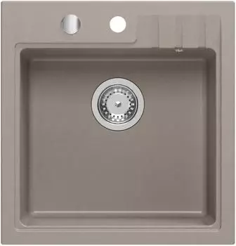 Sapho Granit-Einbausp&uuml;le 1 Becken 50x52cm taupe (GR1042)