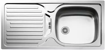 Teka Konfor 860 Edelstahlsp&uuml;le poliert, 860x440mm, 1 Becken (195120000)