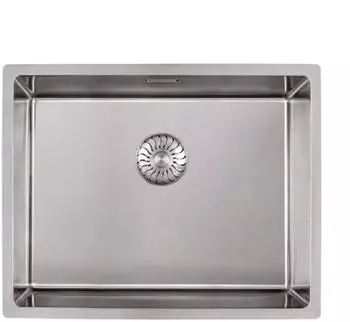 Caressi Basic Line Einbausp&uuml;le Edelstahl 54x44cm (CABLPP50R10)