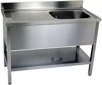 Saro Sp&uuml;ltisch 1 Becken, rechts 1200x600mm (600-2510R)
