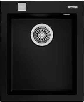 Teka ForSquare Tegranit-Spüle 50x41cm schwarz (115230010)