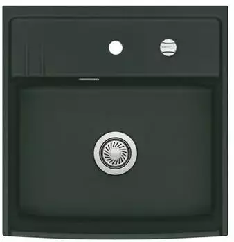 SystemCeram Kentro 60 Keramikspüle Eibe 56 mit Handbetätigung (59930156)
