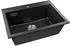 Stabilo Sanitär Kingston Einbauspüle Granitoptik 600x450x215mm schwarz