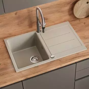 Bergstroem Kapstadt Spülbecken, Stein, beige, 78x50cm (57776)