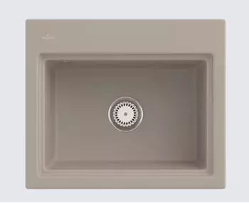 Villeroy & Boch Subway Style 60 S Einbausp&uuml;le Almond CeramicPlus (336A01AM)