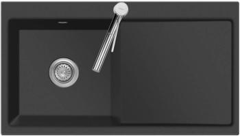 Systemceram Mera 90 F links Lava + Handbetätigung