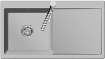 Systemceram Mera 90 F links Alu + Handbetätigung