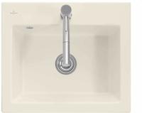 Villeroy & Boch Subway 60 S FLAT fl&auml;chenb&uuml;ndige Sp&uuml;le, Ablaufgarnitur mit