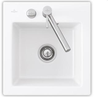 Villeroy & Boch Subway 45 XS flat Wei&szlig; Alpin + Excenterbet&auml;tigung + Lochbohrungen