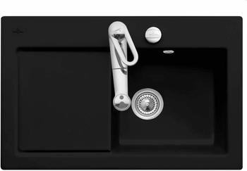 Villeroy & Boch Subway 45 flat rechts ebony + Excenterbetätigung