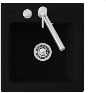 Villeroy & Boch Subway 45 XS chromit + Excenterbet&auml;tigung + Lochbohrungen