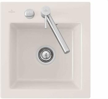 Villeroy & Boch Subway 45 XS flat Crema + Excenterbetätigung + Lochbohrungen