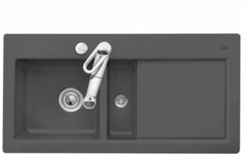 Villeroy & Boch Subway 60 links Graphit + Excenterbet&auml;tigung + Lochbohrungen