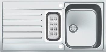 Franke Argos AGX 251 G Edelstahl + Druckknopfventil