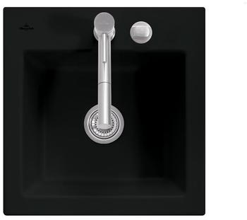 Villeroy & Boch Subway 50 S ebony + Excenterbet&auml;tigung