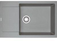 Franke Maris MRG 611-78 XL Steingrau + Druckknopfventil