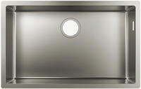 Hansgrohe S719-U660 Unterbausp&uuml;le 43428800 Edelstahl, 1 Hauptbecken