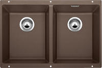 Blanco 523583, Blanco Subline 350/350-U Granitsp&uuml;le 72.5x40 cm braun 523583
