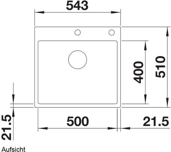 Eigenschaften & Allgemeine Daten Blanco Subline 500-IF/A SteelFrame Silgranit PuraDur Ablauffernbedienung weiß