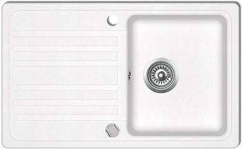 vidaXL Kitchen Sink Reversible White (141671)