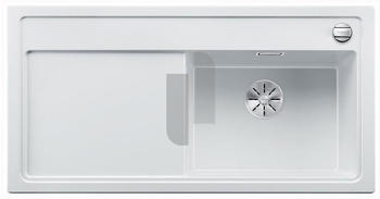 Blanco Zenar XL 6 S-F rechts weiß + Excenterbetätigung + InFino + Glasschneidbrett