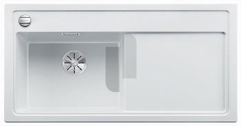 Blanco Zenar XL 6 S-F links weiß + Excenterbetätigung + InFino + Glasschneidbrett