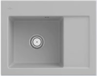 Villeroy & Boch Subway 45 Compact Einbausp&uuml;le, Ablaufgarnitur mit Handbet&auml;tigung,