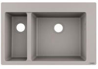 hansgrohe S510-F635 Einbausp&uuml;le 180/450, K&uuml;chensp&uuml;len, 43315380, betongrau