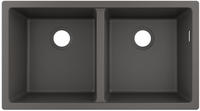 hansgrohe S510-U770 Unterbausp&uuml;le 370/370, K&uuml;chensp&uuml;len, 43434290, steingrau