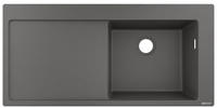 hansgrohe S514-F450 Einbausp&uuml;le 450 mit Abtropffl&auml;che links, K&uuml;chensp&uuml;len,