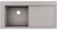 hansgrohe Einbausp&uuml;le 43330380 1050 x 510 mm, 1 Hauptbecken links, Abtropffl&auml;che,