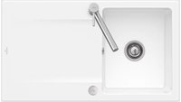 Villeroy & Boch Siluet Einbausp&uuml;le 333501R1 mit Ablaufgarnitur und Handbet&auml;tigung,