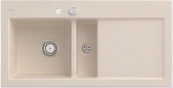 Villeroy & Boch Subway 60 links Ivory + Excenterbet&auml;tigung + Lochbohrungen