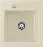 V&B b&uuml;ndige Sp&uuml;le Subway 45 XS Flat m Ablaufgarnitur, Handbet&auml;tigung, ivory