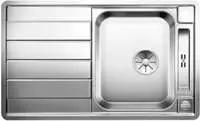 Blanco 522102, Blanco Axis III 45 S-IF Edelstahl Seidenglanz