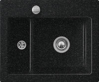 V&B b&uuml;ndige Sp&uuml;le Subway 60 XM Flat m Abl.garn, Handbet&auml;tigung, chromite
