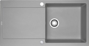 Franke Maris MRG 611-100 Steingrau + Druckknopfventil