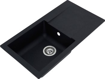 Respekta Denver 78x44cm schwarz – Hochwertiges Granitmaterial für Langlebigkeit