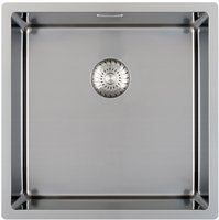 3d-sp&uuml;le Capp50r10 Edelstahl Sp&uuml;lbecken - Integral-siebkorb&uuml;berlaufventil -