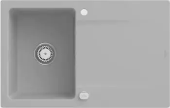 Villeroy & Boch Siluet Einbauspüle 333402SM mit Ablaufgarnitur und Exzenterbetätigung, Steam