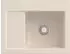 Becken rechts, elfenbein, ivory, mit Handbetätigung: Villeroy & Boch Subway 45 Compact