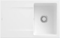 Villeroy & Boch Siluet Einbausp&uuml;le 333401RW mit Ablaufgarnitur und Handbet&auml;tigung,