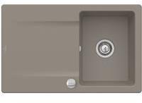 Villeroy & Boch Siluet Einbauspüle 333402TR mit Ablaufgarnitur und Exzenterbetätigung, Timber