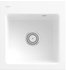 Becken mittig, grau, mit Handbetätigung, stone: Villeroy & Boch Subway 45 XS